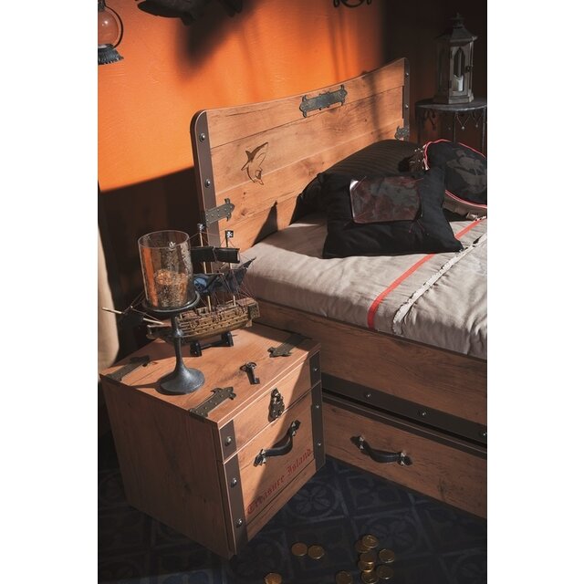 Cilek Black Pirate kinderbed piratenbed jongenskamer 200 x 100 cm Cilek Black Pirate kinderbed piratenbed jongenskamer 200 x 100 cm