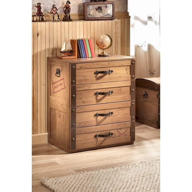 Cilek Black Pirate Commode kinderladekast piraten