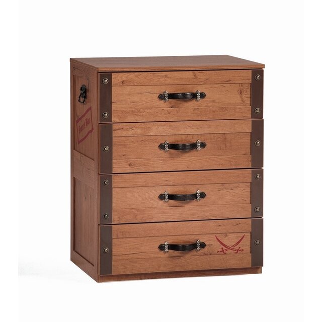 Cilek Black Pirate Commode kinderladekast piraten