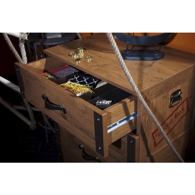 Cilek Black Pirate Commode kinderladekast piraten