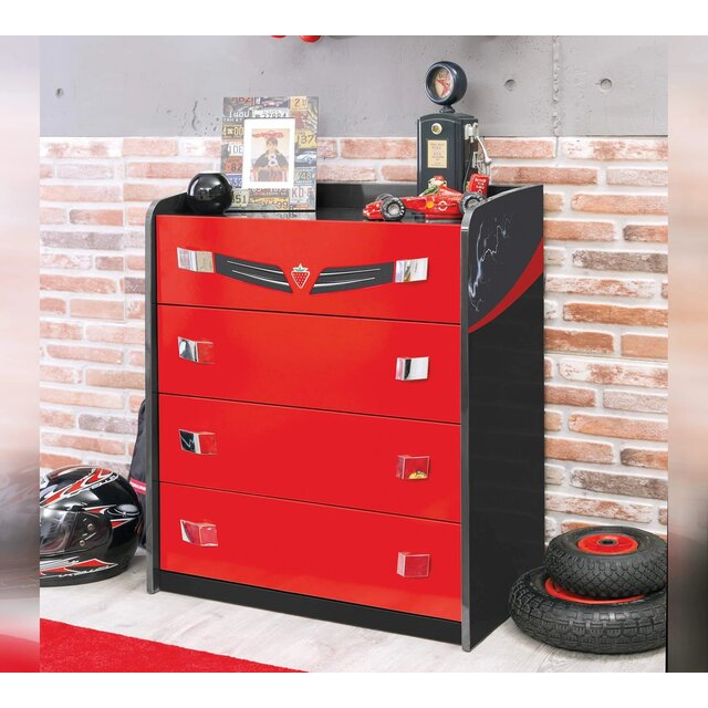 Cilek Champion Racer commode kinderladekast auto Cilek Champion Racer commode kinderladekast auto