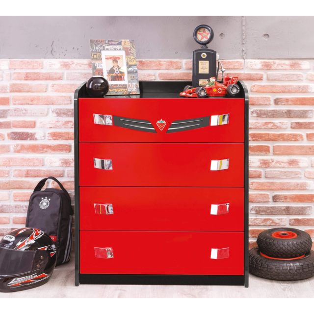 Cilek Champion Racer commode kinderladekast auto Cilek Champion Racer commode kinderladekast auto