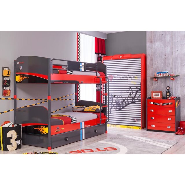 Cilek Champion Racer commode kinderladekast auto Cilek Champion Racer commode kinderladekast auto