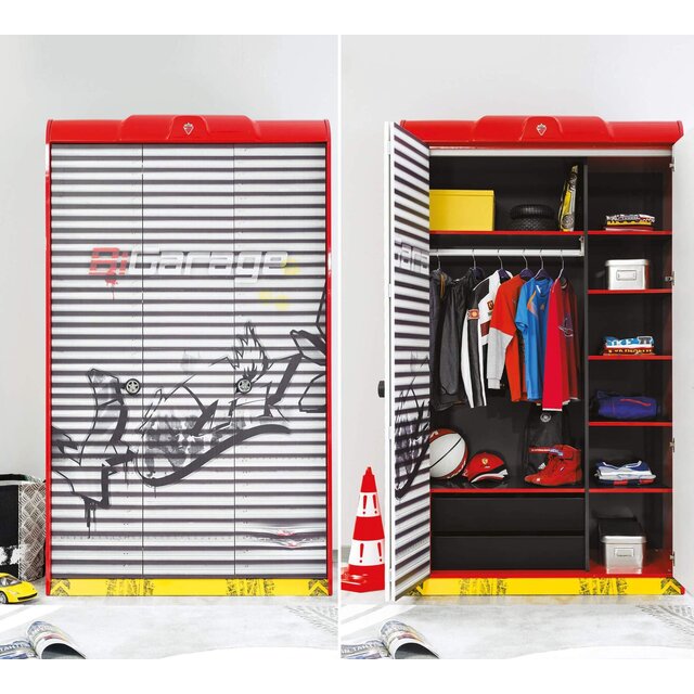 Cilek Champion Racer 3-deurs kledingkast auto Cilek Champion Racer 3-deurs kledingkast auto