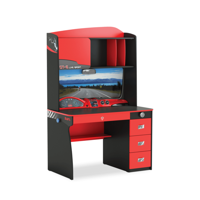 Cilek Champion Racer kinderbureau auto jongenskamer