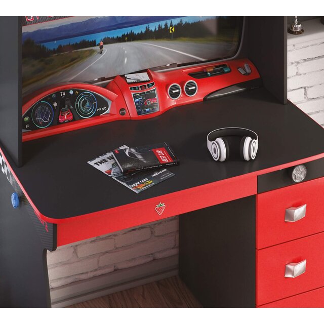 Cilek Champion Racer kinderbureau auto jongenskamer