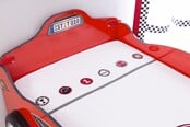 Autobed met logeerbed rood jongens bed Autobed met logeerbed rood jongens bed