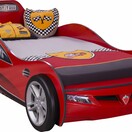 Autobed jongens bed rood kinderkamer