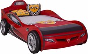Autobed jongens bed rood kinderkamer Autobed jongens bed rood kinderkamer