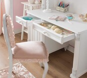 Romantic kinderbureau meisjes kamer compleet
