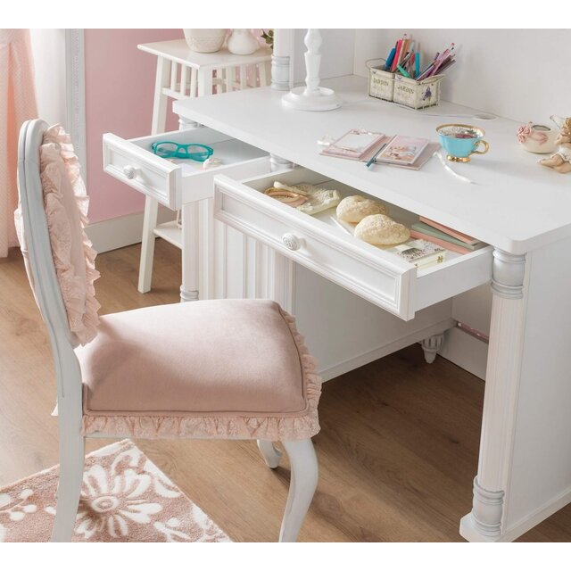 Romantic kinderbureau meisjes kamer compleet