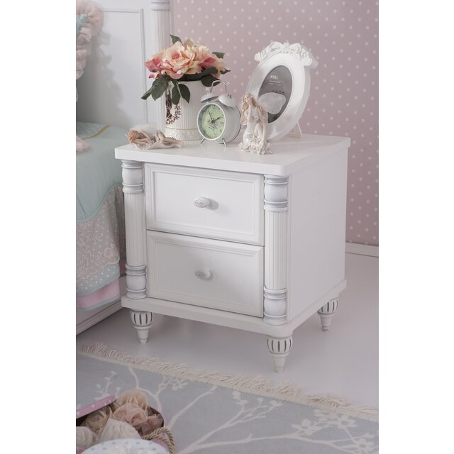 Romantic kindernachtkastje meisjes kamer