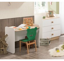 Jamie babykamer commode met bureau