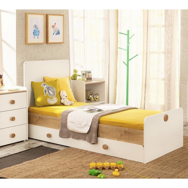 Jamie babykamer commode met bureau