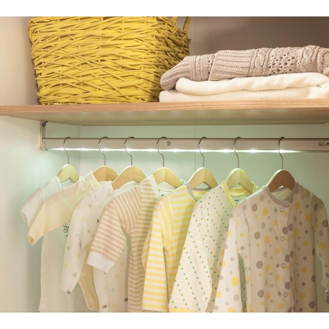 Jamie baby kledingkast 3 deurs Jamie baby kledingkast 3 deurs