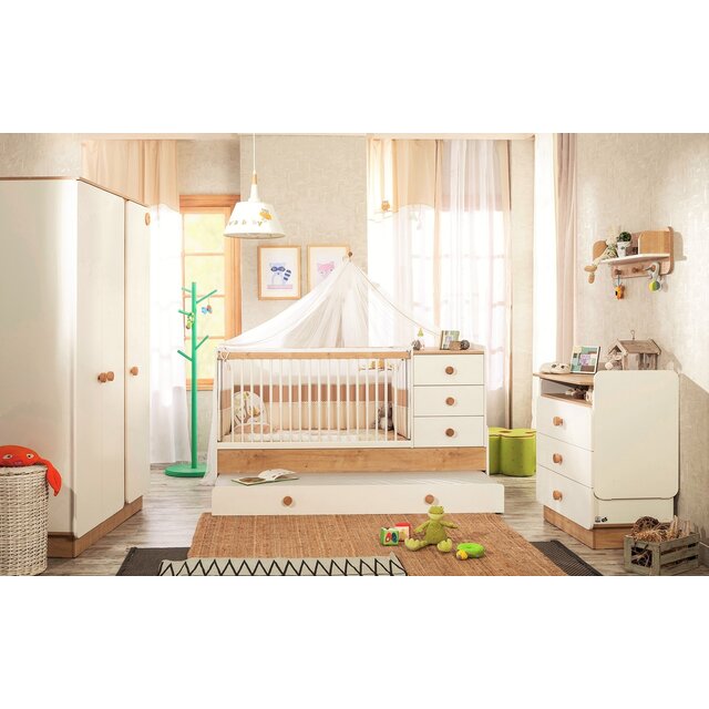 Jamie baby kledingkast 3 deurs Jamie baby kledingkast 3 deurs