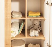 Jamie baby kledingkast 3 deurs Jamie baby kledingkast 3 deurs