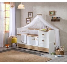 Jamie ledikant meegroeibed babykamer