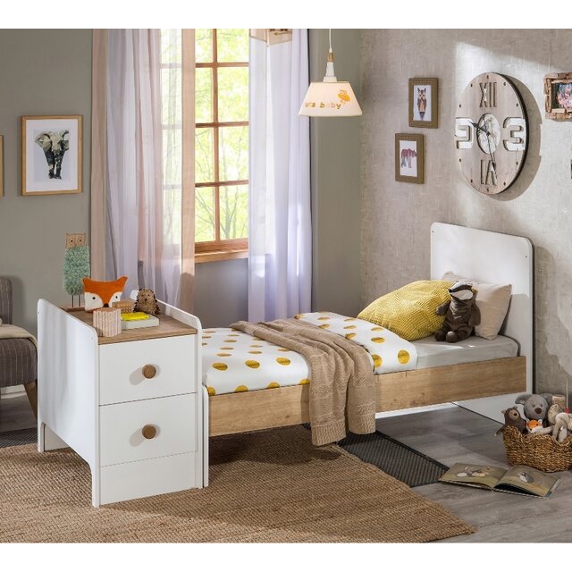 Jamie ledikant meegroeibed babykamer Jamie ledikant meegroeibed babykamer