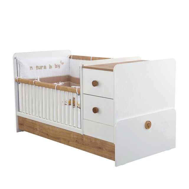 Jamie ledikant meegroeibed babykamer Jamie ledikant meegroeibed babykamer