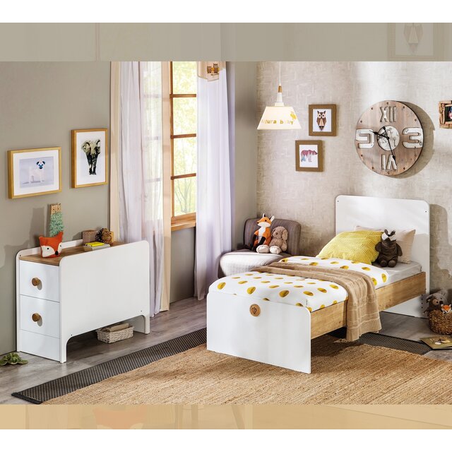 Jamie ledikant meegroeibed babykamer Jamie ledikant meegroeibed babykamer