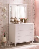 Romance commode kinderladekast meisjes