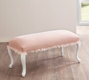 Romantic zitbank meisjeskamer