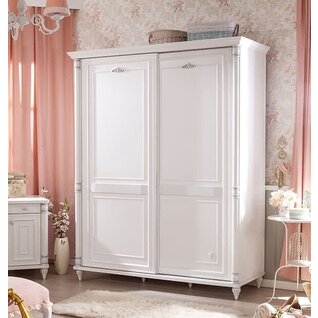 Romantic kledingkast schuifdeur meisjeskamer