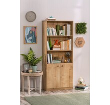 Stockholm boekenkast groot houtlook kinderkamer