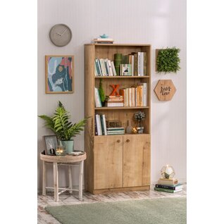 Stockholm boekenkast groot houtlook kinderkamer
