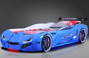 Autobed Racebed Street Racer | blauw kinderbed Autobed Racebed Street Racer | blauw kinderbed
