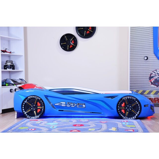 Autobed Racebed Street Racer | blauw kinderbed Autobed Racebed Street Racer | blauw kinderbed