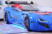 Autobed Racebed Street Racer | blauw kinderbed Autobed Racebed Street Racer | blauw kinderbed
