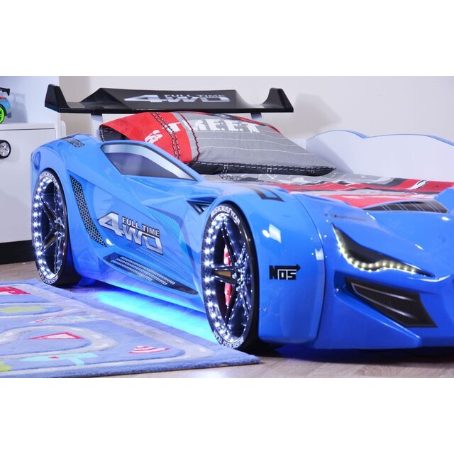 Autobed Racebed Street Racer | blauw kinderbed Autobed Racebed Street Racer | blauw kinderbed