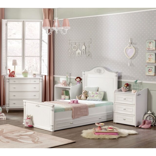 Romantic babybed ledikant meegroeibed | 4 in 1 Romantic babybed ledikant meegroeibed | 4 in 1