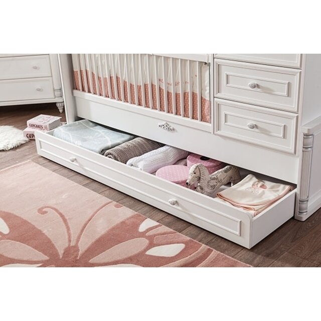 Romantic babybed ledikant meegroeibed | 4 in 1 Romantic babybed ledikant meegroeibed | 4 in 1