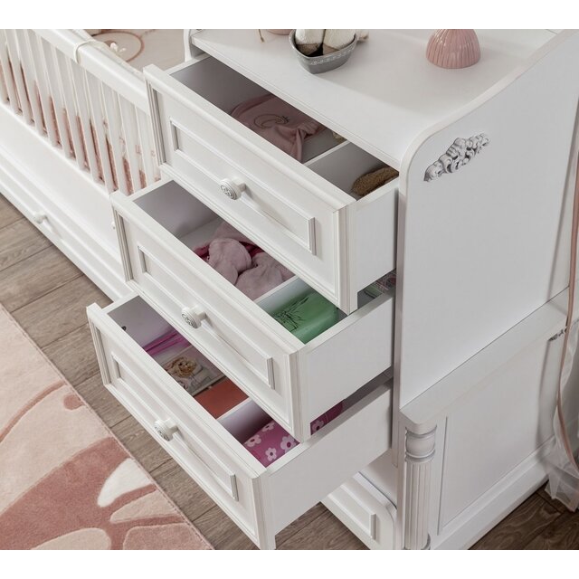 Romantic babybed ledikant meegroeibed | 4 in 1 Romantic babybed ledikant meegroeibed | 4 in 1