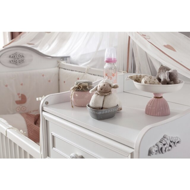 Romantic babybed ledikant meegroeibed | 4 in 1 Romantic babybed ledikant meegroeibed | 4 in 1