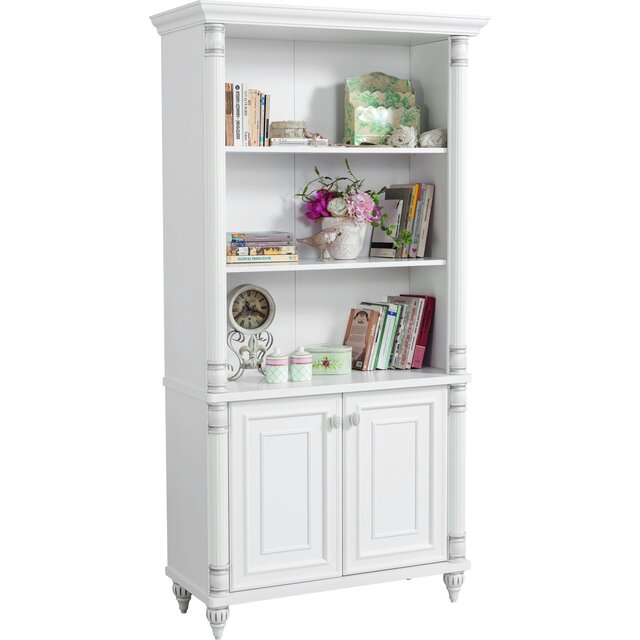 Romantic boekenkast meisjes kamer groot