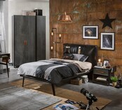 Dark twijfelaar jongens bed tienerkamer 200 x 120 cm