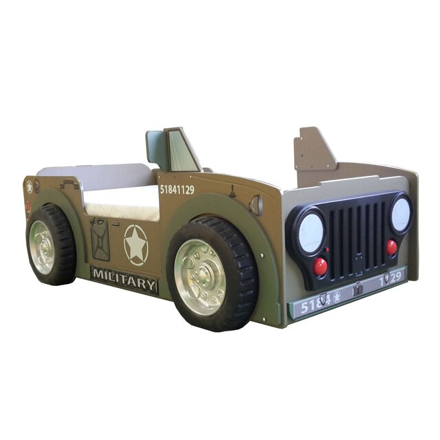 Leger Jeep autobed jongenskamer