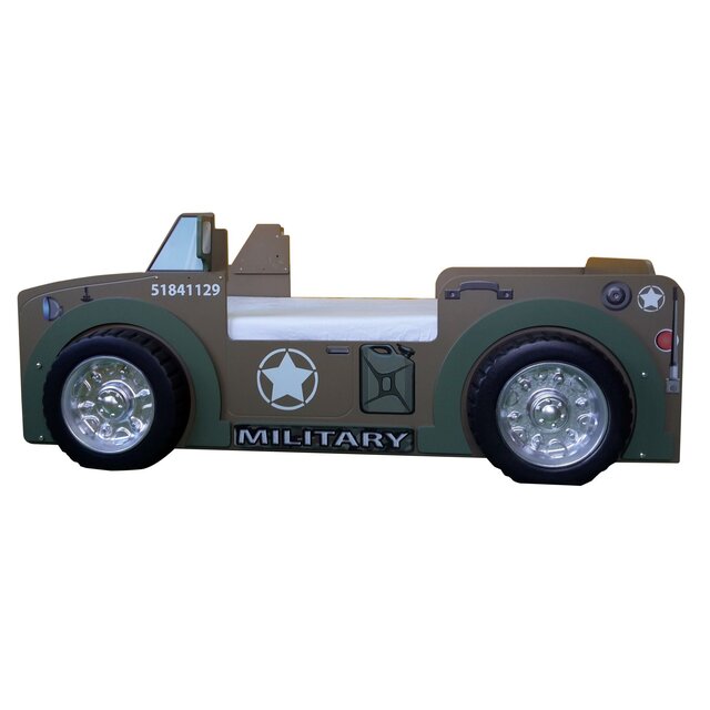 Leger Jeep autobed jongenskamer