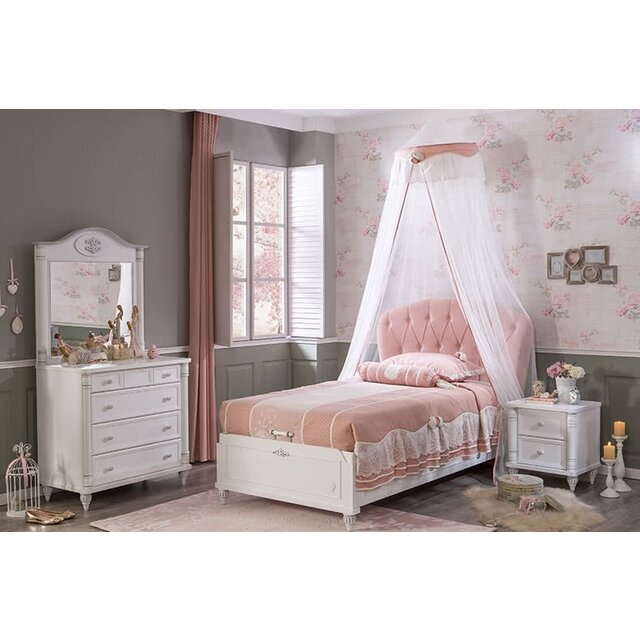 Romantic bedsprei + kussenset (210 x 180 cm) Romantic bedsprei + kussenset (210 x 180 cm)