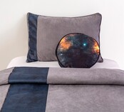 Dark Metal bedsprei + kussenset (235 x 160 cm)