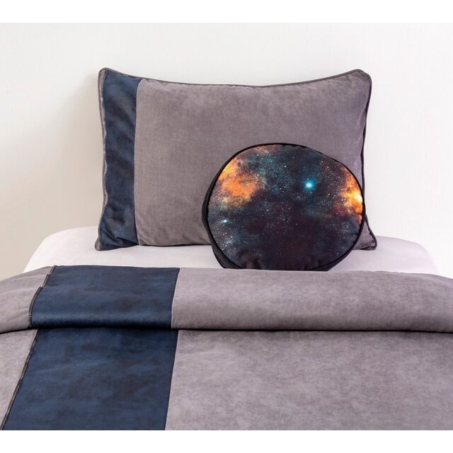 Dark Metal bedsprei + kussenset (235 x 160 cm)