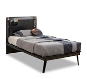 Dark Metal bedsprei + kussenset (235 x 160 cm)