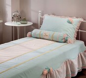 Paradise bedsprei + kussenset (210 x 220 cm)