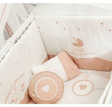 Romantic kussenset ledikant babybed babykamer 130 x 80 cm