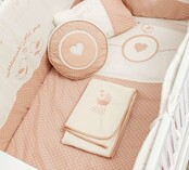 Romantic kussenset ledikant babybed babykamer 130 x 80 cm