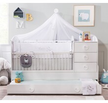 Sachsa babykamer babybed ledikant meegroeibed | 4 in 1